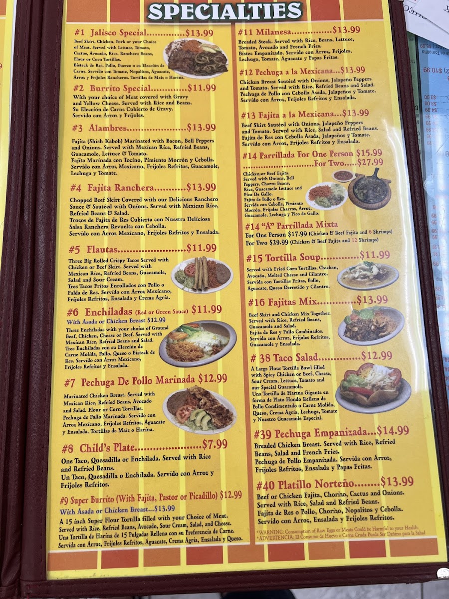 Taqueria Jaliscienses Menu - Image 5